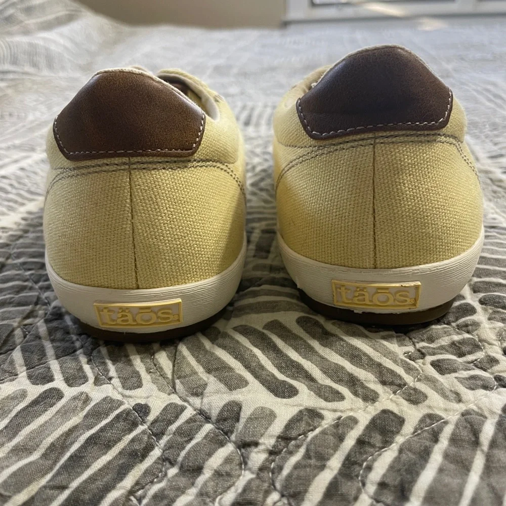 Taos Yellow Canvas Sneakers - Picture 5 of 6